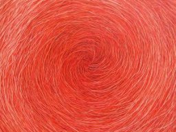 Red Labyrinth 95x95 cm